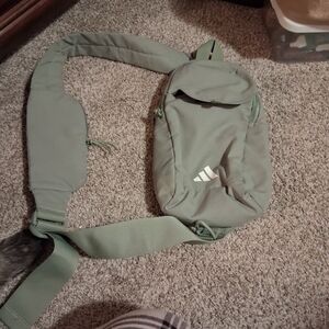 Adidas Sage Green Sling Bag